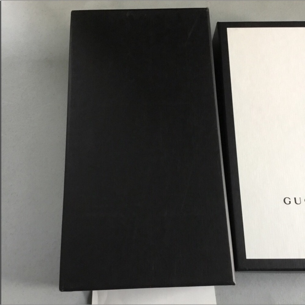 GUCCI EMPTY SHOE BOX NO SHOES 2/DUST BAGS BOX LABEL SIZE 37.5-7.5 - Picture 3 of 16